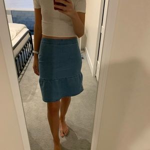 J Crew denim skirt